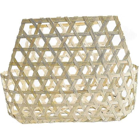 Panier à fruits en bambou, organisateur de corbeille, panier cadeau idéal pour les pique-niques au restaurant ou en salle à manger. (1/5)