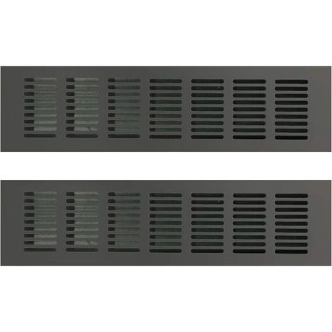 Grille de Ventilation Rectangulaire, Grille D\'aration Rectangulaire, Grille D\'aration, Grille Ventilation Rectangulaire, Grille d Aeration Rectangulaire pour une Ventilation Idale 80 300mm 2PCS (1/4)