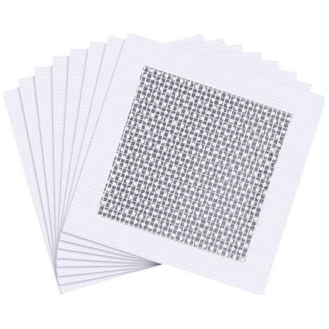 Lot de 8 patchs de réparation muraux en fibre de verre pour cloison sèche - Pour couvrir les fissures et les trous sur les clôtures en vinyle - Patchs autocollants en aluminium (1/4)