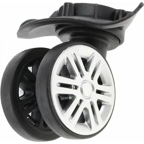 Ruedas para maleta de 2 piezas – Ruedas con doble rodamiento de bolas de 360° – Silenciosas y resistentes al desgaste – Fácil montaje (1/4)