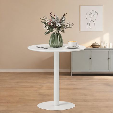 Table de salle à manger branco en aço 60 x 60 x 72 cm (1/5)