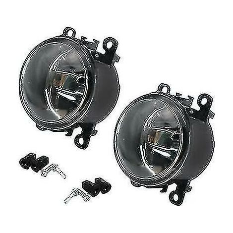 2x Halogen Front Fog Light Drl Lamp For Ford Fiesta Focus Connect Transit Custom