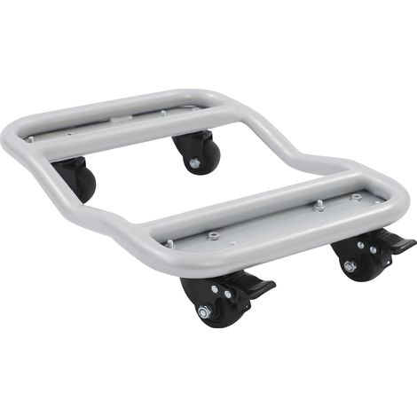 Chariots de déplacement pour voitures, capacité de 6000 lbs, 16 roues, GRIS (1/2)