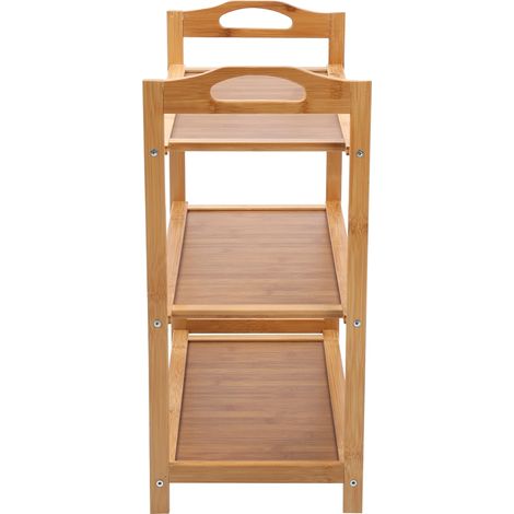 Étagère à Chaussures 3 Niveaux en Bambou DIY, Rangement pour Entrée, Chambre et Maison (1/5)