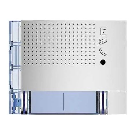 Frontale Modulo Fonico Evoluto 2 Pulsanti Allmetal. (Bticino Cod. 351121)