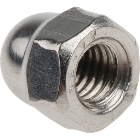 Écrou borgne, Acier Inoxydable A4 316, M6 ( Prix pour Boîte de 50 ) (1/3)