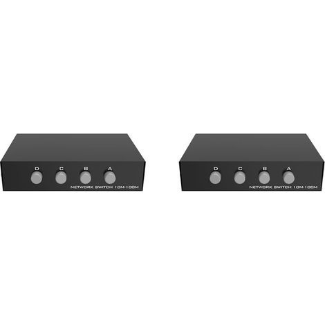 Convient aux commutateurs réseau Gigabit 4 en 1, sortie 100/1000 Mbps, commutateurs Ethernet 5 ports, répartiteurs réseau, commutateurs réseau RJ45 de bureau. (1/3)