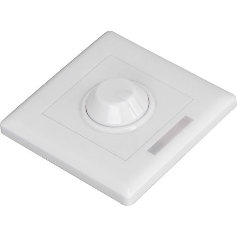 Contrôleur de lumière DC12‑24V avec variateur, télécommande, réglage progressif de la luminosité et contrôle intelligent de la gradation.