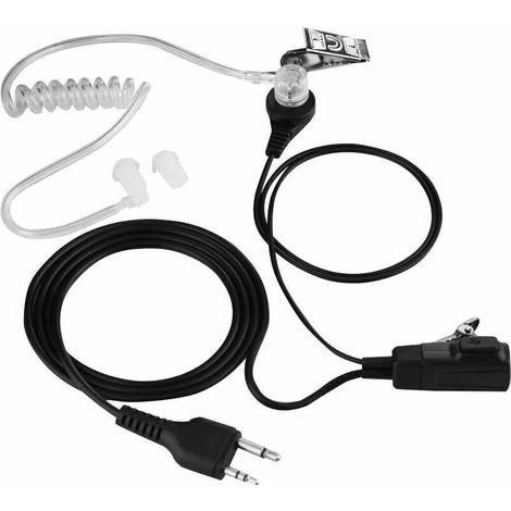couteurs transparents de scurit PTT pour talkie-walkie Midland (1/4)