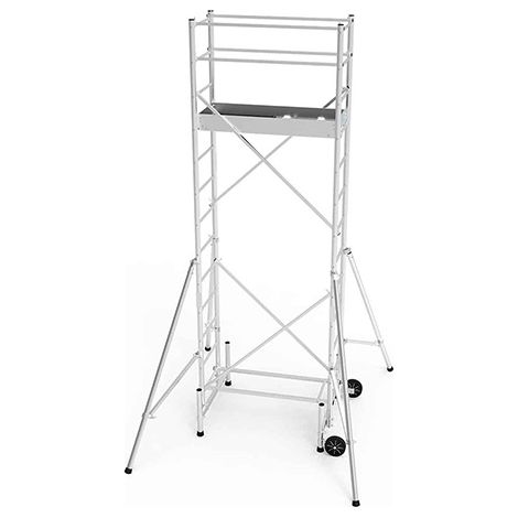 Echafaudage pour escalier 1 plateau - Hauteur de plateforme de 3.07m. Hauteur de travail maximale de 5.07m - DA313-KP (1/4)