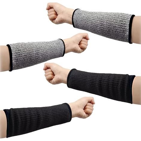 Set di due manicotti antitaglio di livello 5 - protezioni per le braccia - manicotti protettivi per il lavoro - unisex - manicotti da giardinaggio (1/5)