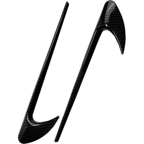 Garniture de sortie latérale de Style voiture, 1 paire, autocollant de lame B pour classe C E Glc W205 W213 E63s (1/4)