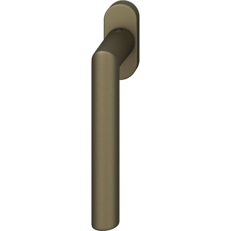FSB Fenstergriff 34 1076 ovale Rosette 27 x 62, Aluminium mittelbronzefarbig (1/4)