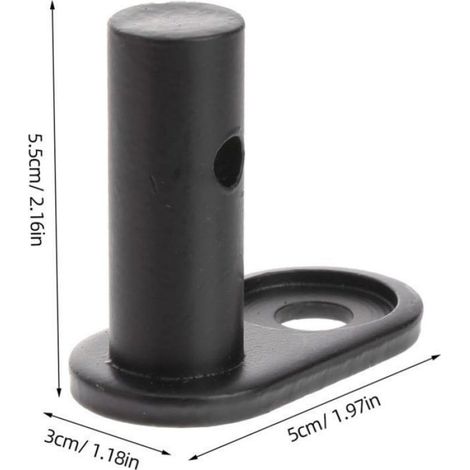 Attache Remorque Vélo Acier Noir, Montage Universel, Connexion Sécurisée et Robuste Femeo (1/5)