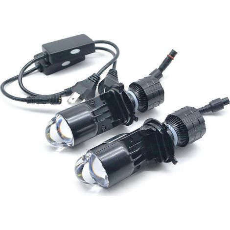 H4 LED-Scheinwerfer 18000 lm, Auto- und Motorradscheinwerfer, 6500 K, Fern-/Abblendlicht, Nebelscheinwerfer