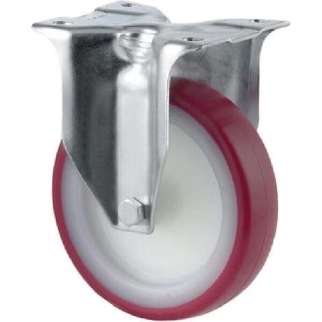 Roulettes pivotantes à bandage en polyuréthane TENTE 3478UAR080P62 (1/3)