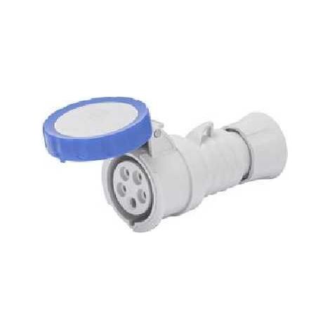 GW62026H Enchufe móvil recto 2P+T 16A 200-250V 50/60Hz 6H Azul