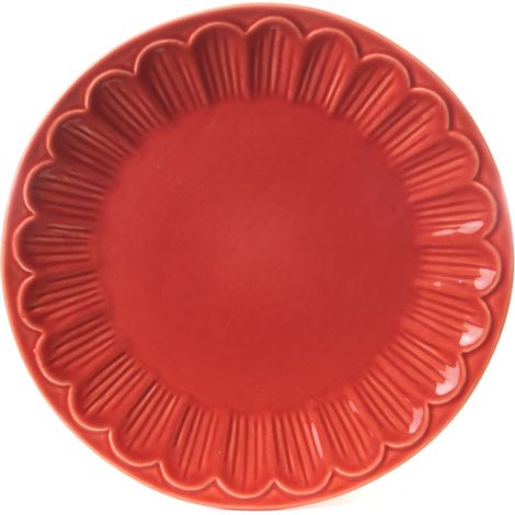 Amadeus - Assiette à dessert pétale corail (lot de 6) (1/4)