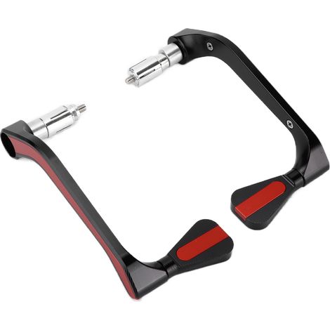 Motorrad-Lenkerschutz-Set, Aluminiumlegierung, 2-teilig, universeller Schutz, 22 mm (0,87 Zoll), Rot, individuelles Zubehör (1/5)