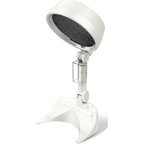 Ce ventilateur purificateur de fumée de bureau compact utilise un système de filtration d'échappement avancé pour éliminer efficacement les odeurs. (1/5)