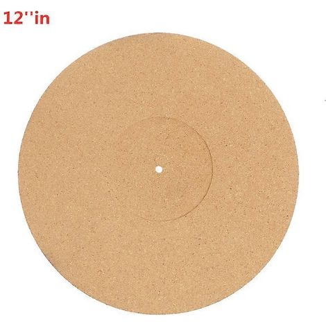 Tapis antistatique ultra-fin pour platine vinyle LP, tapis plat en liège, tapis de glissement pour disque. (1/5)