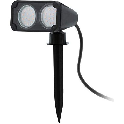 Luce Con Picchetto Esterno Moderno Nema 1 Policarbonato Nero E Trasp Led (1/4)