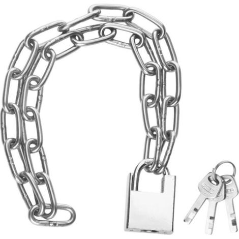 Antivol pour vélo - Inox - 80 cm - Résistant aux coupures - Design robuste - Sécurité élevée