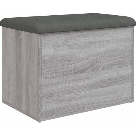 Maison Exclusive - Sitzbank mit Stauraum Grau Sonoma 62x42x45 cm