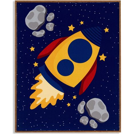 Affiche encadrée cosmos PLANÈTES, 40 x 50 cm (1/2)