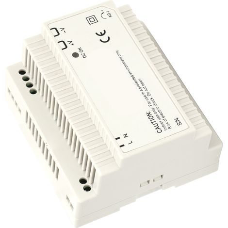 DIN-Schienen-Netzteil, Stufenform, industrietauglich, 100 W, AC/DC-Spannungsumschaltung, 100–240 V AC, 24 V (1/5)
