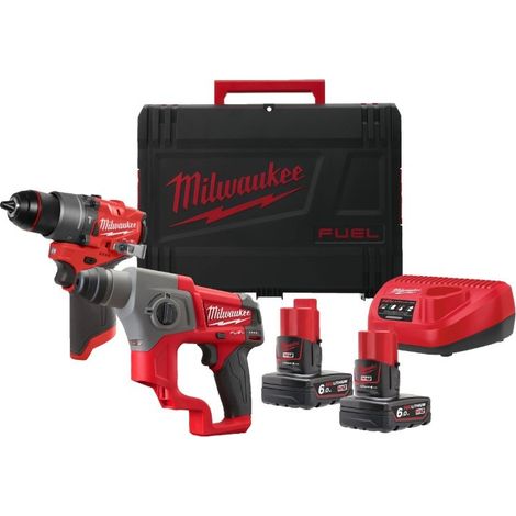 Kit trapano M12 FUEL Tassellatore SDS-Plus 12V Milwaukee 4933480591