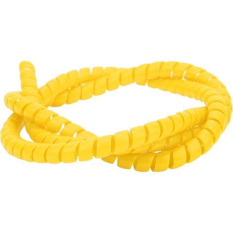Schutzabdeckung für die Bremsleitungsspirale für den Xiaomi M365 Elektroroller (gelb).