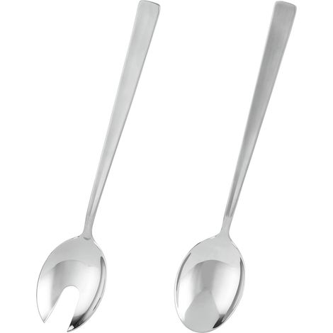 Couverts à Salade 2 Pièces en Acier Inoxydable 18/10, VS 600, pour Servir la Salade, Très Brillant, Passe au Lave-Vaisselle (1/5)