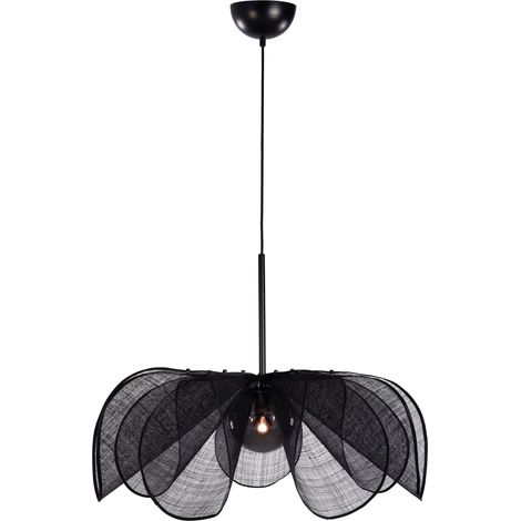 Suspension florale 1xe27 max 40w 75 cm noir et verre fume - markslojd - styrka 88854863 88854863 88854863 88854863 (1/3)