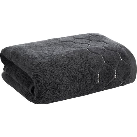 Asciugamano da bagno Lumia 50x90 cm nero (1/5)
