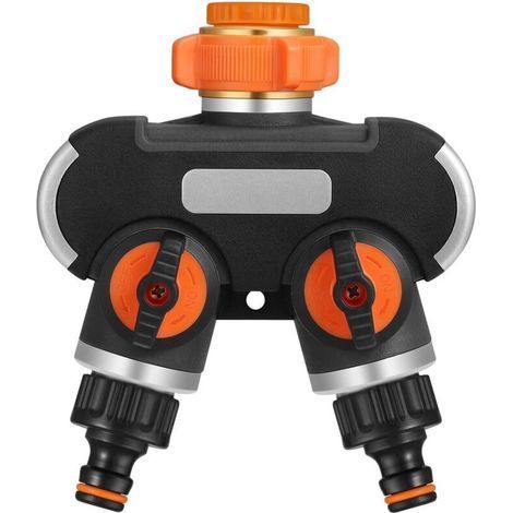 European standard external thread double pass with nipple tap water divider garden joint diverter valve European regulation (1/5)