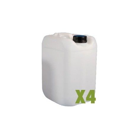 Lot de 3 bidons jerrican plastique 25 litres – Étanchéité parfaite – Résistance aux produits chimiques – Poignée ergonomique
