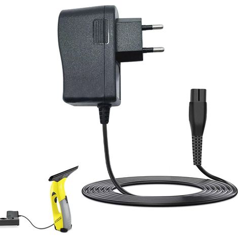 5,5V Chargeur pour Lave Vitre WV2, WV 2 Plus, WV1, Cable Alimentation pour Nettoyeur Lave Vitres WV60, WV70, WV75, WV5, WV55 Adaptateur Secteur pour Nettoyeur de Fenêtres (1/5)