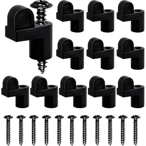 Clips Cadre Moustiquaire  Matériel de 9,5 mm - 12 Pièces Fixations Sécurisées pour Écrans de Fenêtre  pour Maison, Ferme, Chambre, Garage, Bureau, Cuisine, Salle de (1/5)