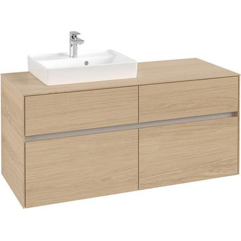 VB WBUS Collaro C071 1200x548x500mm 4 Éviers, gauche, Nordic Oak