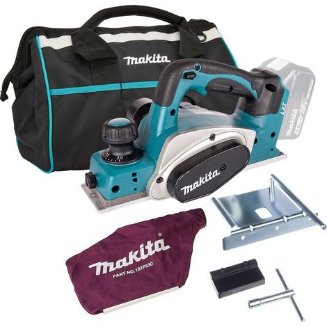 Makita DKP180Z 18v Planer LXT Lithium Ion Cordless Bare + Dust Bag + Tool Bag (1/4)