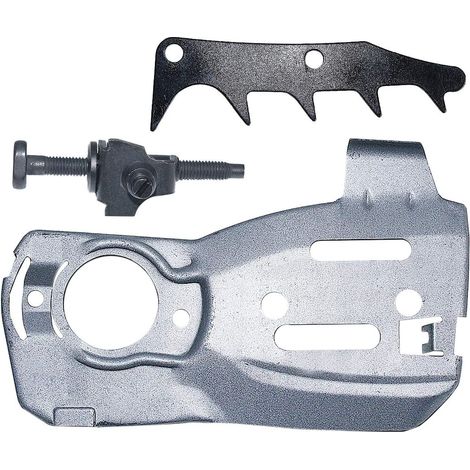 537071201 Kit d’ajustement de plaque de tendeur, guide-chaîne et pare-chocs pour tronçonneuse Husqvarna 353 351 346XP. (1/5)
