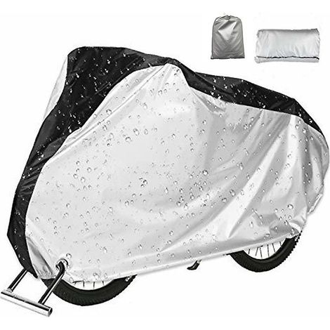 Housse de vélo imperméable avec système antivol et sac de rangement inclus - Protection optimale pour VTT et vélos de route (1/5)