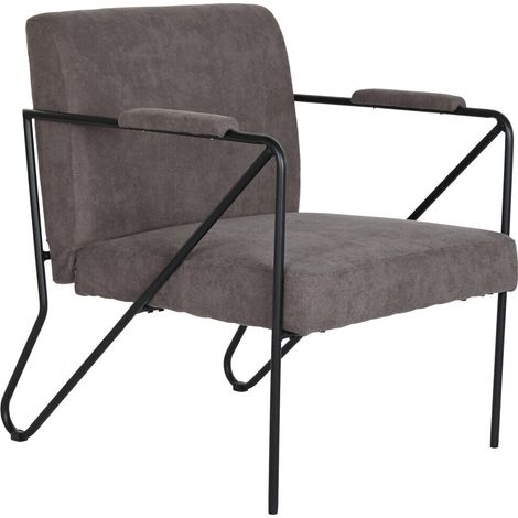 Butaca Poliester Metal 64X69,5X76 Gris (1/5)