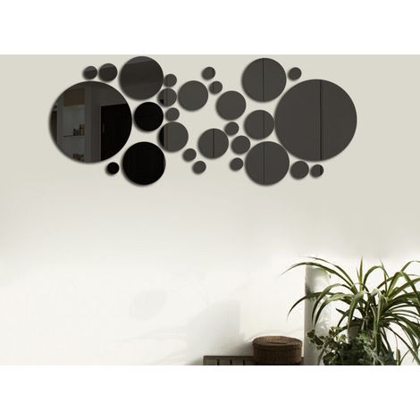Lot de 30 stickers muraux ronds en acrylique amovibles, décoration maison, repositionnables, sans laisser de traces (1/5)