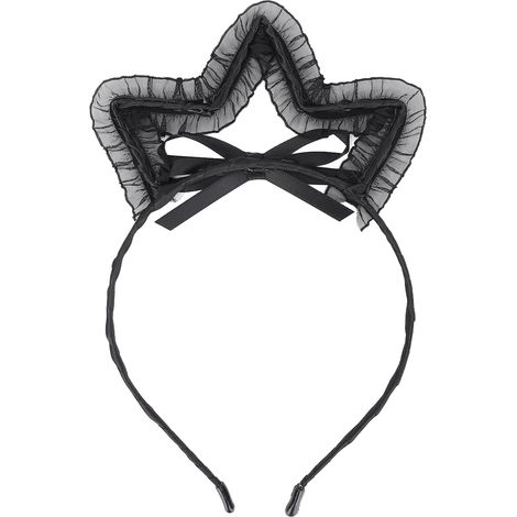 Jolie Bandeau Couronne Dentelle Accessoire Cheveux Femme Fête Halloween Noël Déguisement Soirée (1/5)