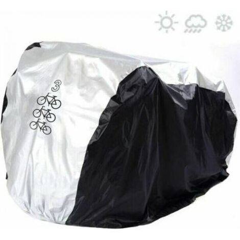 L Housse de vélo pour 3 vélos - Étanche - Résistante à la poussière - Protection UV (1/5)