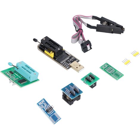 Kit de test de puce Flash, accessoire pour carte mère de programmation avec format de broches SOIC/SOP pour 242593 (1/5)
