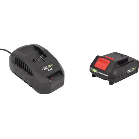 Batterie et chargeur rapide batterie 18V Easy Full - 2.4A - Compatible avec les outils Jardinage Bricolage sans fil Easy Full (1/4)