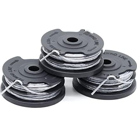 Confezione da 3 bobine di filo per decespugliatore Bosch F016800351 (Lunghezza: 6 m, Ø 1,60 mm) ART 24, 27, 30 e ART 30-36 LI
